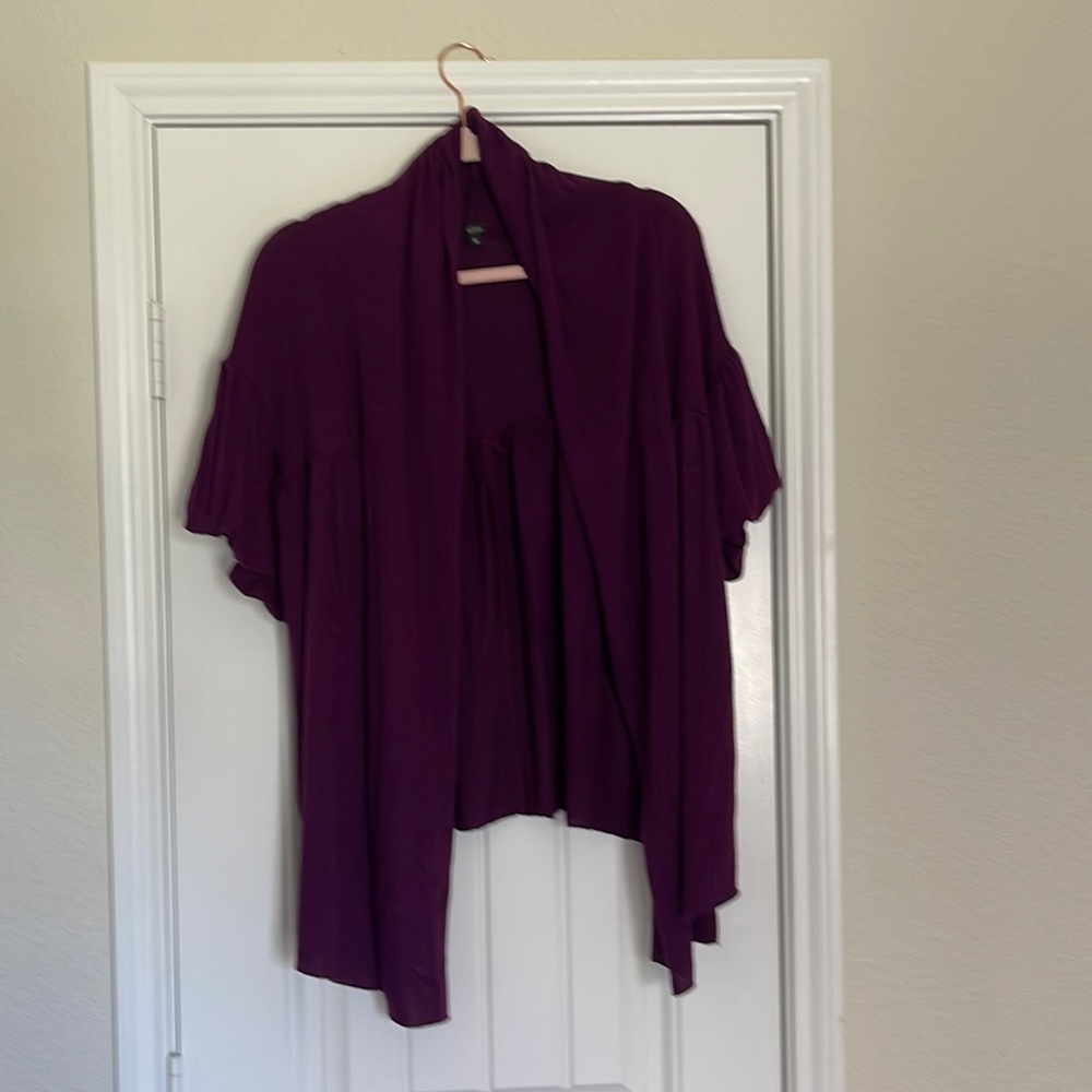 Aziz plum purple and size small.